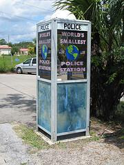 World's smallest police station - Carrabelle, Florida